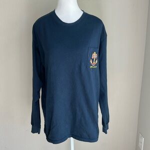 Southern Anchor women’s navy longsleeve teeshirt